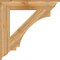 Ekena Millwork Imperial Traditional Rough Sawn Bracket, Western Red Cedar, 6"W x 38"D x 38"H BKT06X38X38IMP01RWR - alternate 3